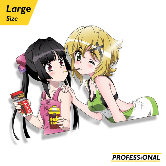 Shirabe x Kirika - Large Sticker