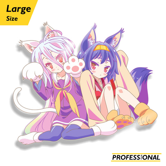 Shiro x Izuna - Large Sticker