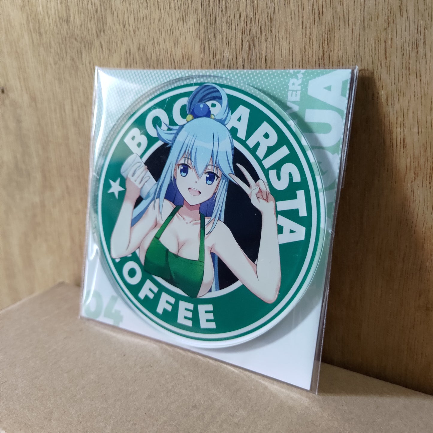 Aqua (Boobarista Ver.) - Coaster