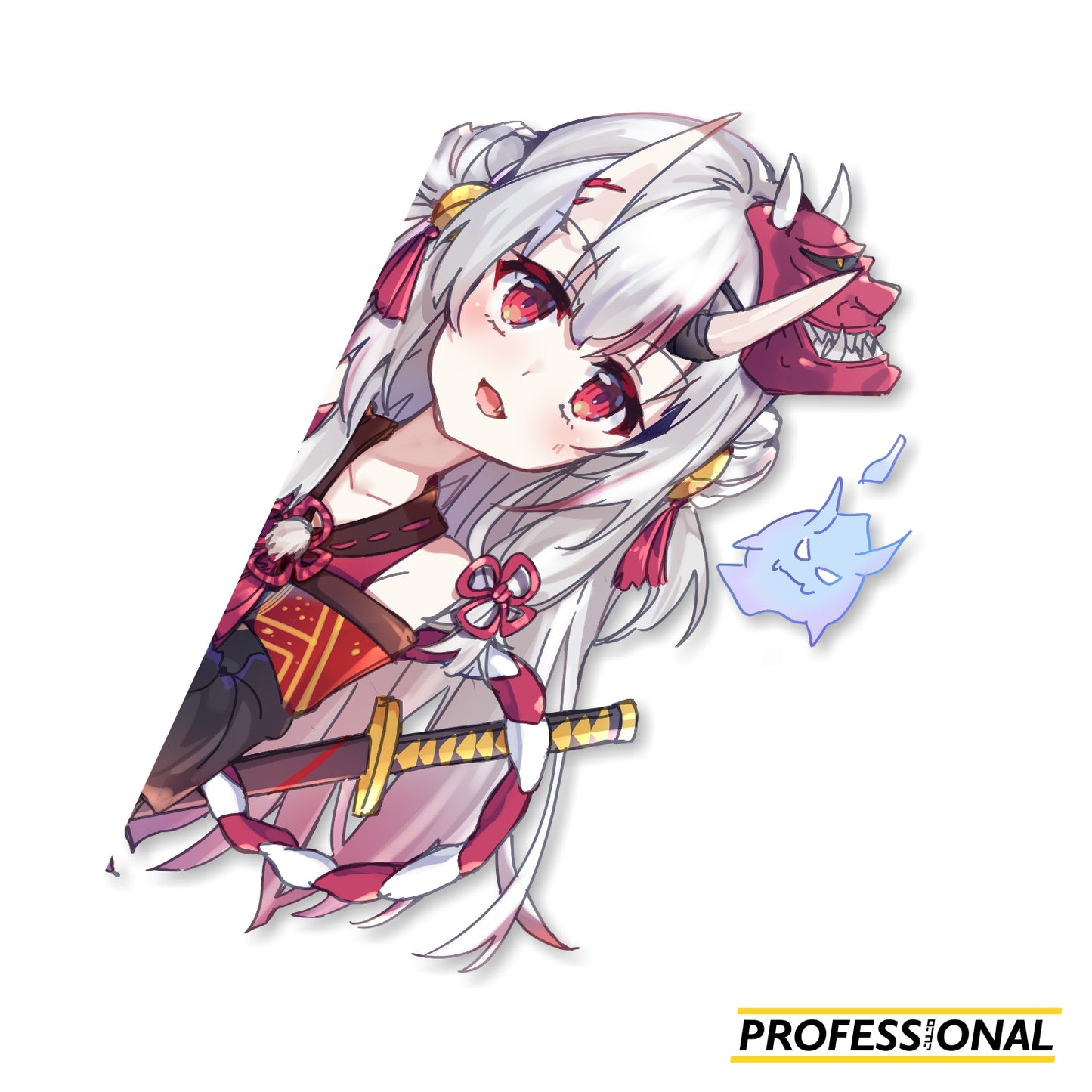 Ayame - Peeking Sticker