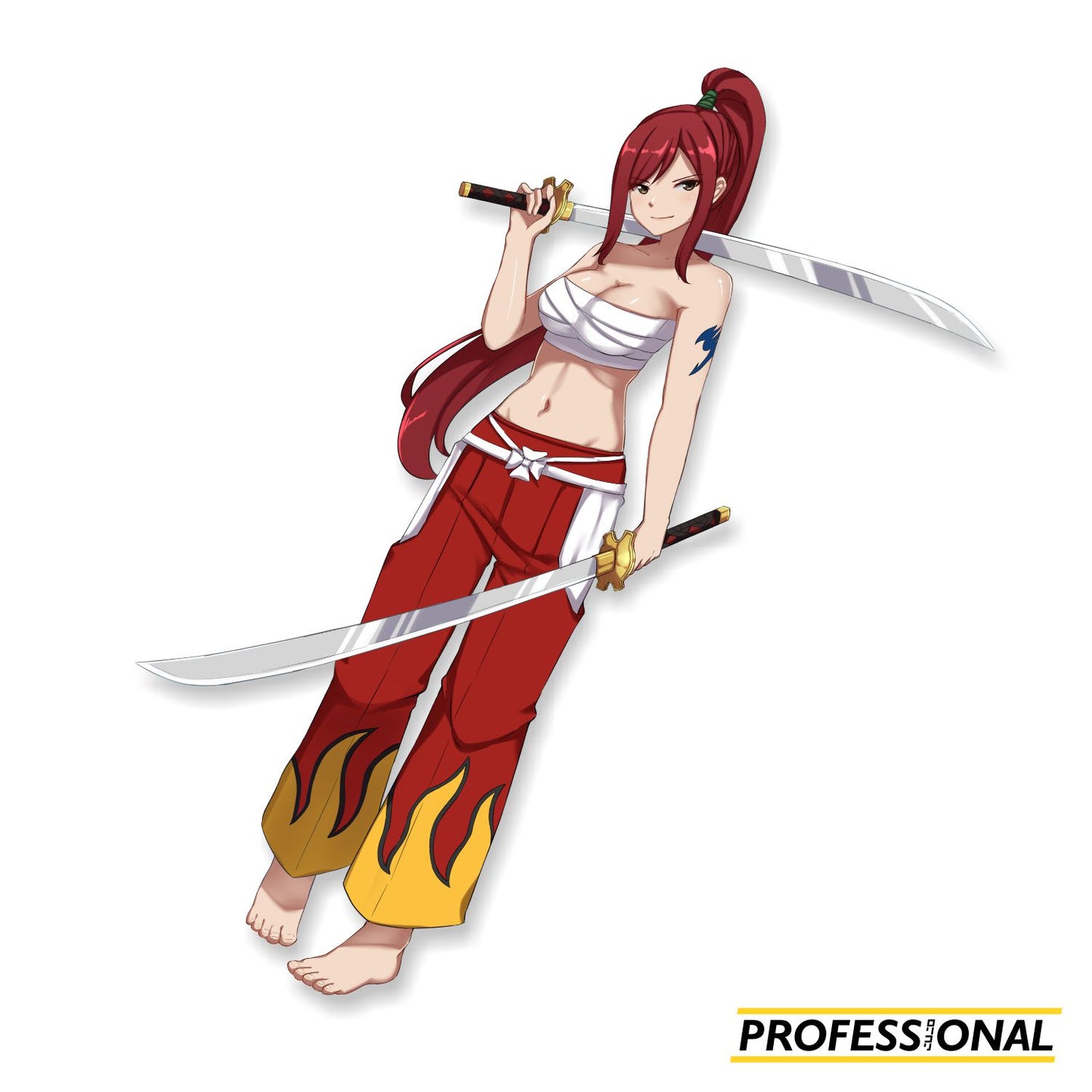 Erza (Clear Heart Ver.) - Sticker