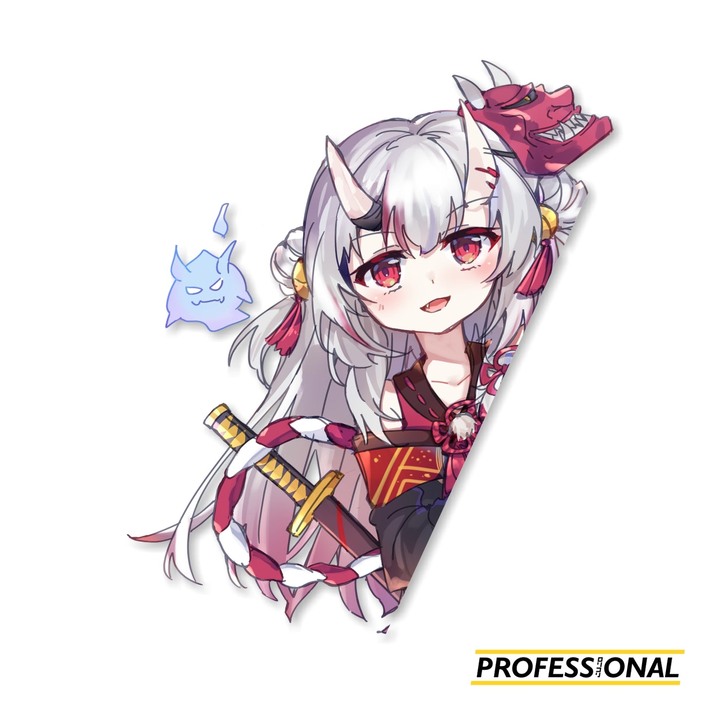 Ayame - Peeking Sticker