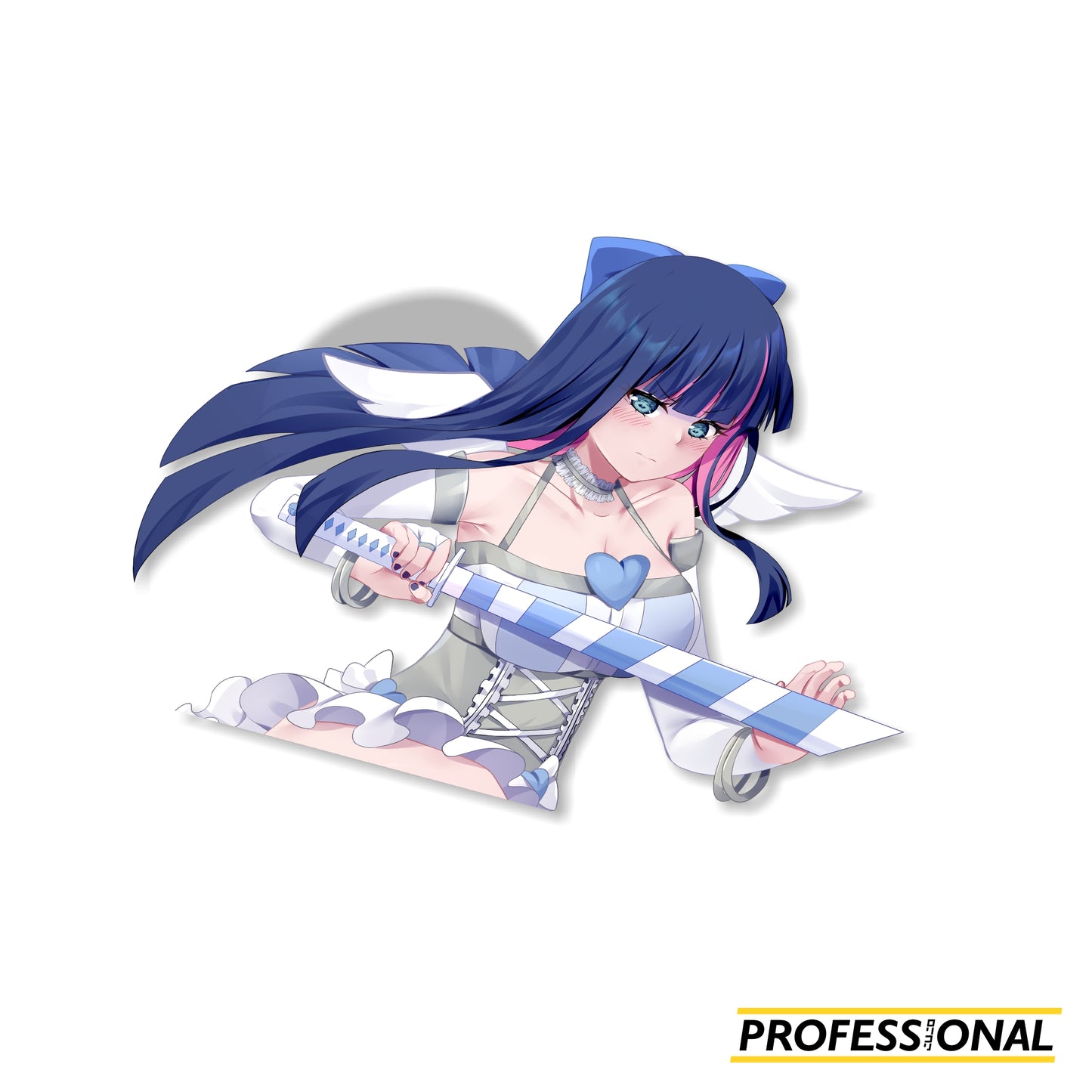 Stocking (Angel) - Sticker