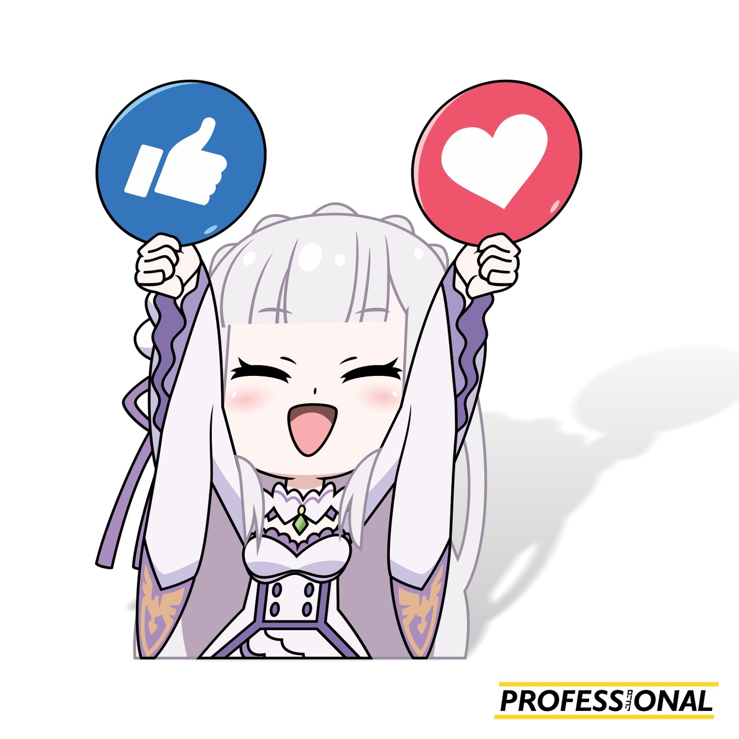 Emilia - Die cut Sticker