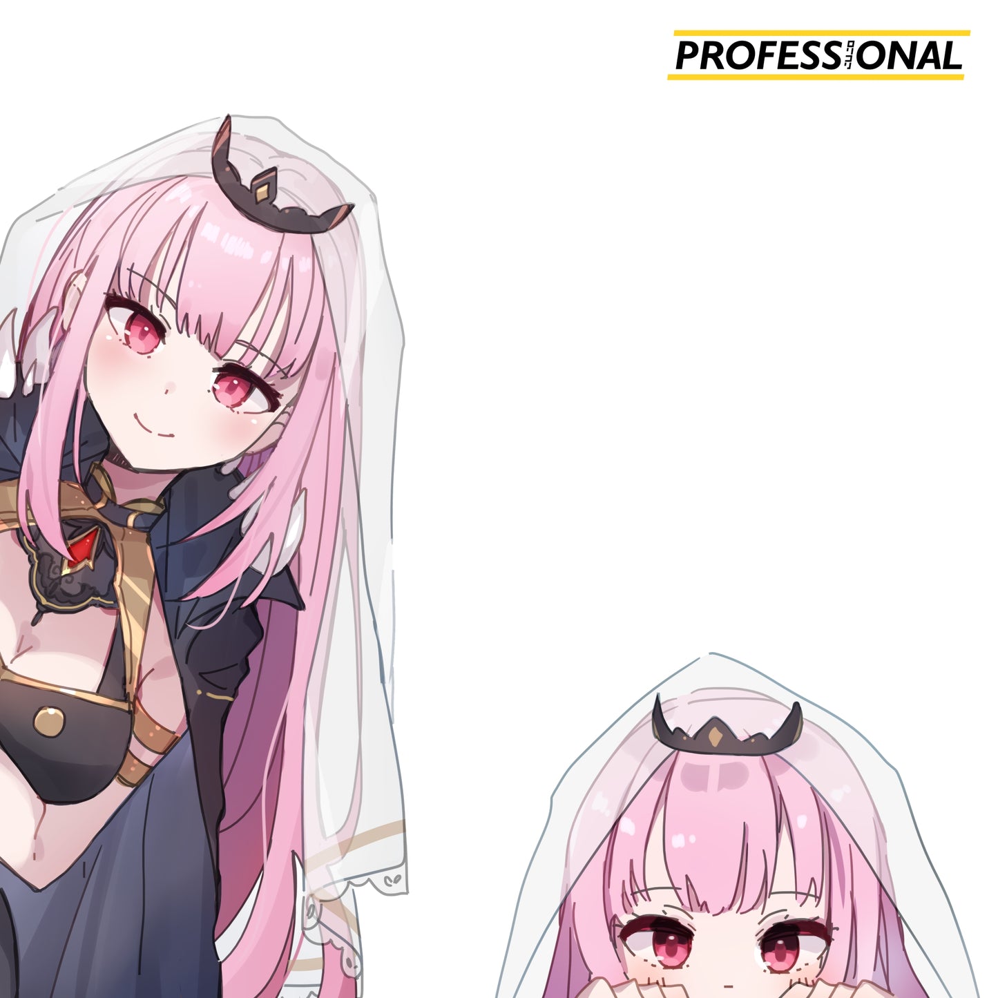Mori - Peeking Sticker