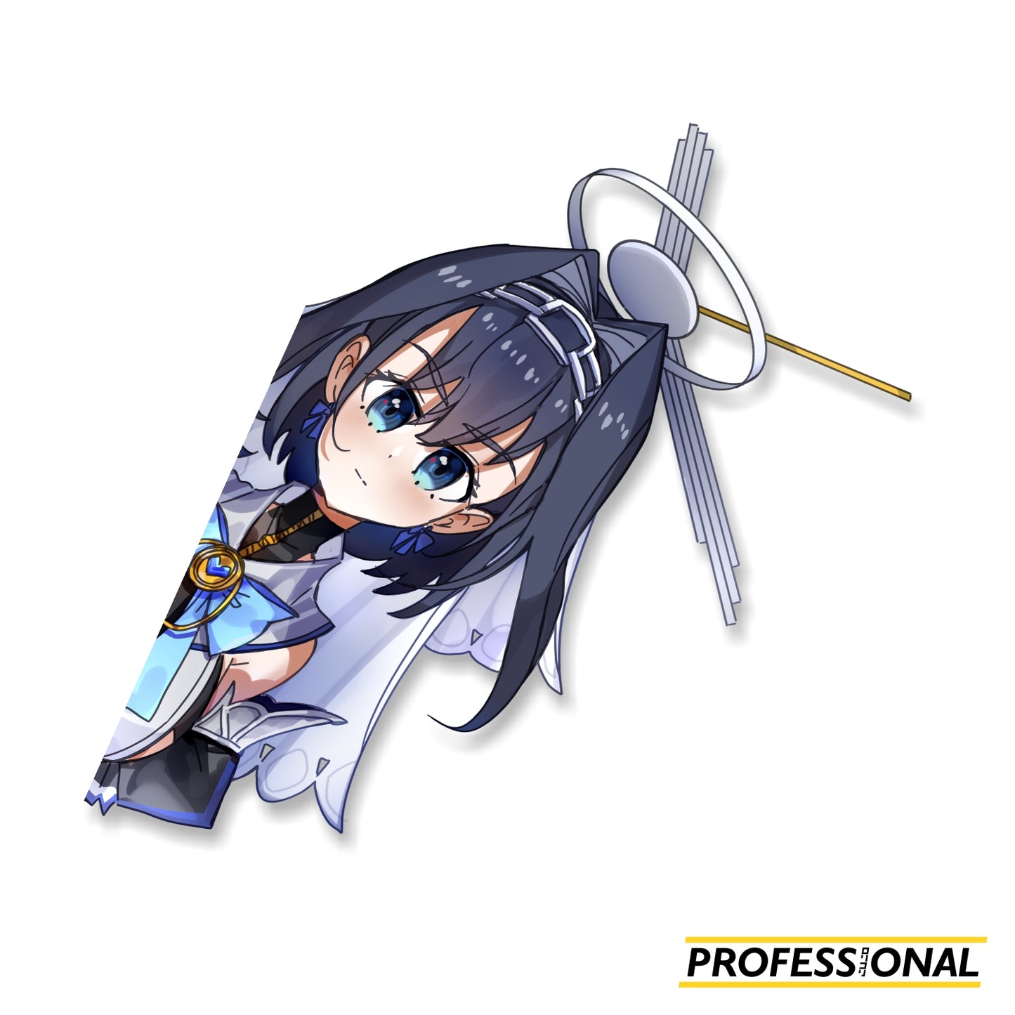 Kronii - Peeking Sticker