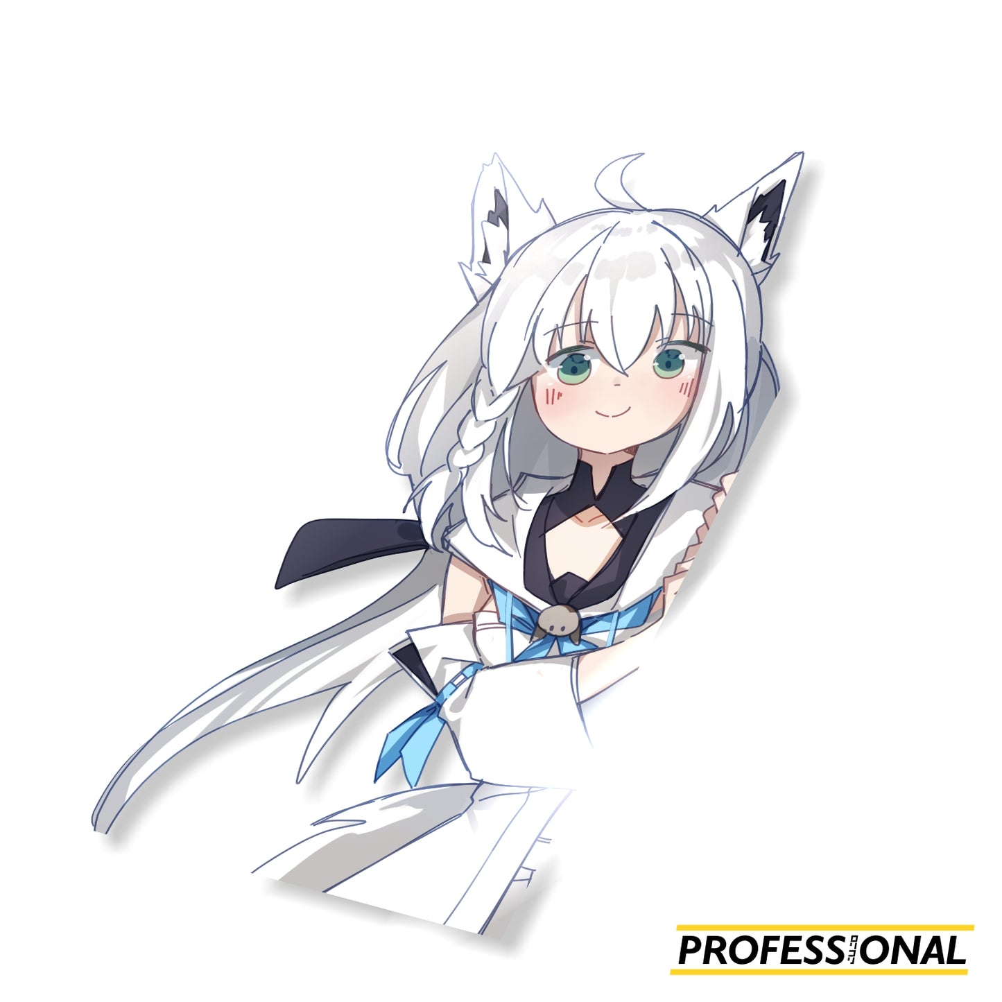 Fubuki - Peeking Sticker