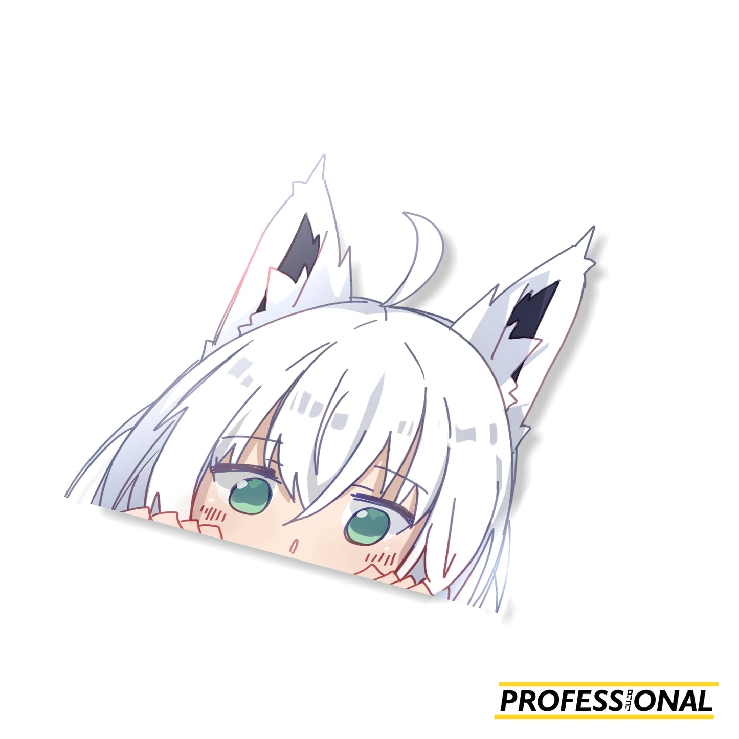 Fubuki - Peeking Sticker