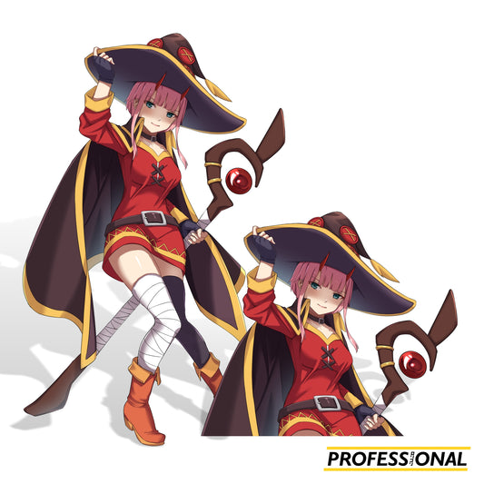 Zero Two x Megumin - Sticker