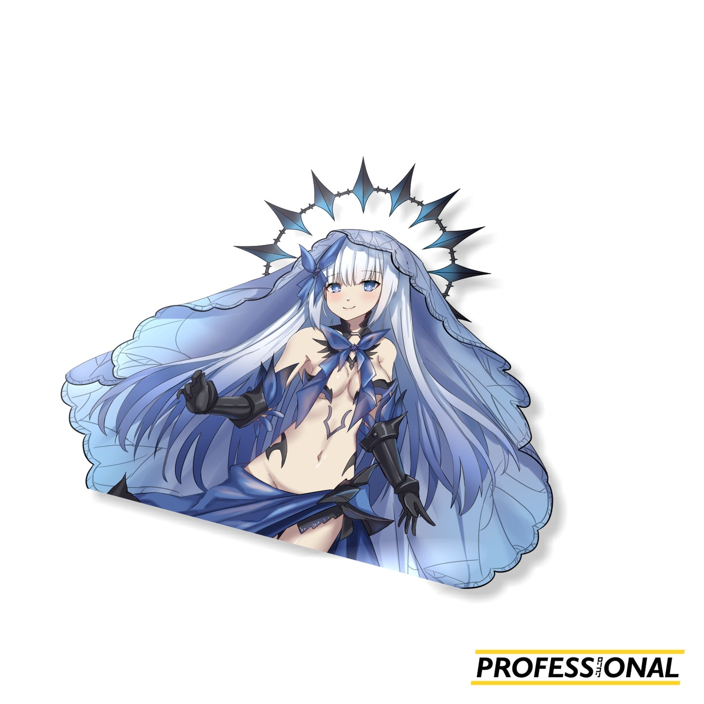 Origami (Inverse) - Sticker