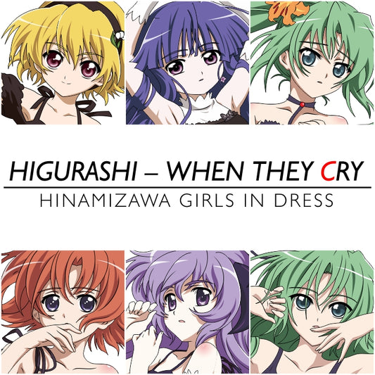 Higurashi Girls - Sticker