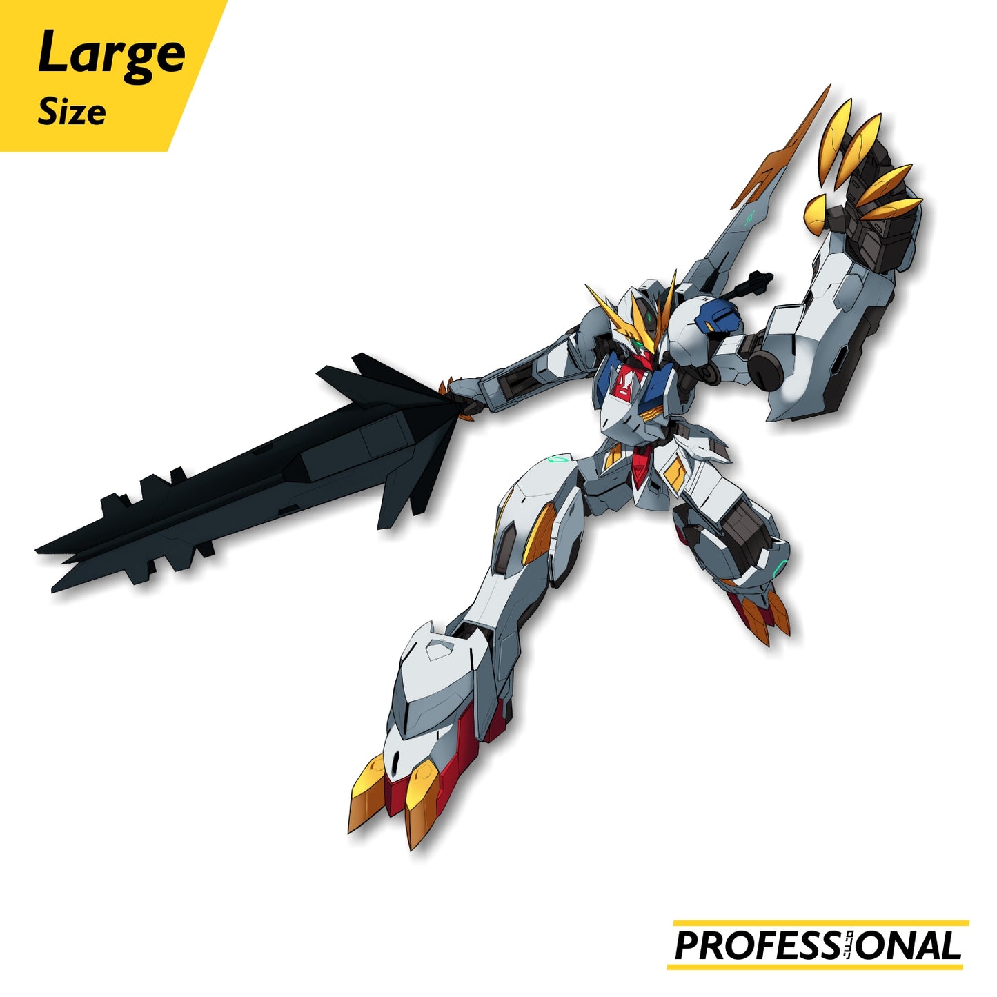 Gundam Barbatos Lupus Rex - Large Sticker