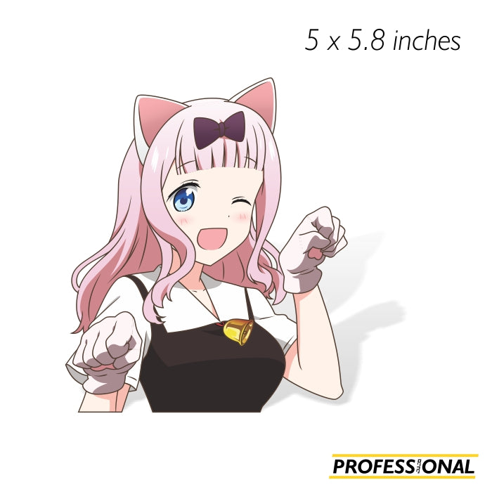 Kaguya & Chika - Die cut Sticker