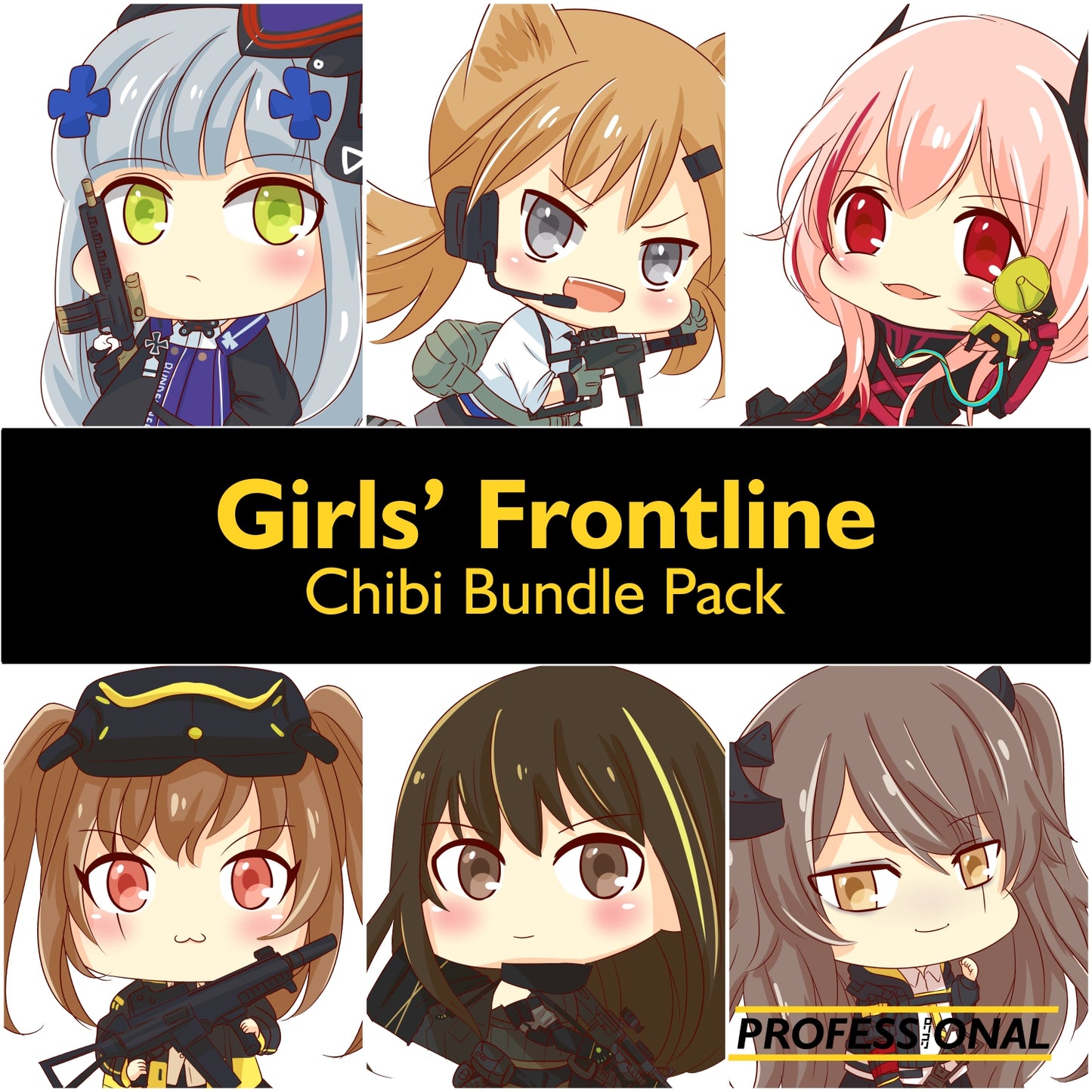 Girls' Frontline (Chibi Ver.) - Sticker