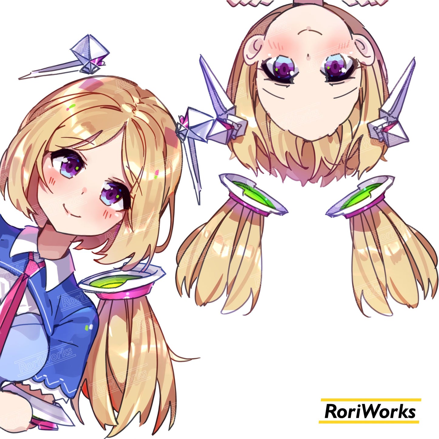 Aki - Peeking Sticker