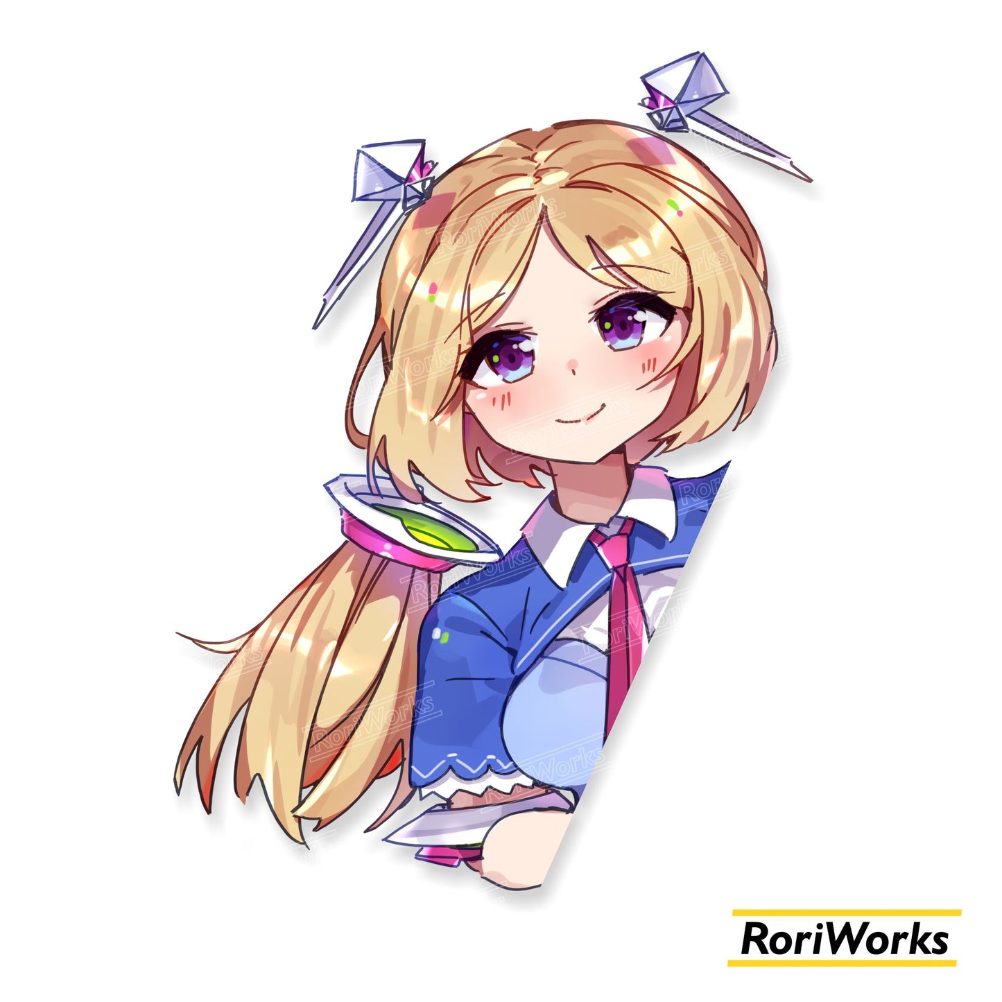 Aki - Peeking Sticker