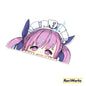 Aqua - Peeking Sticker
