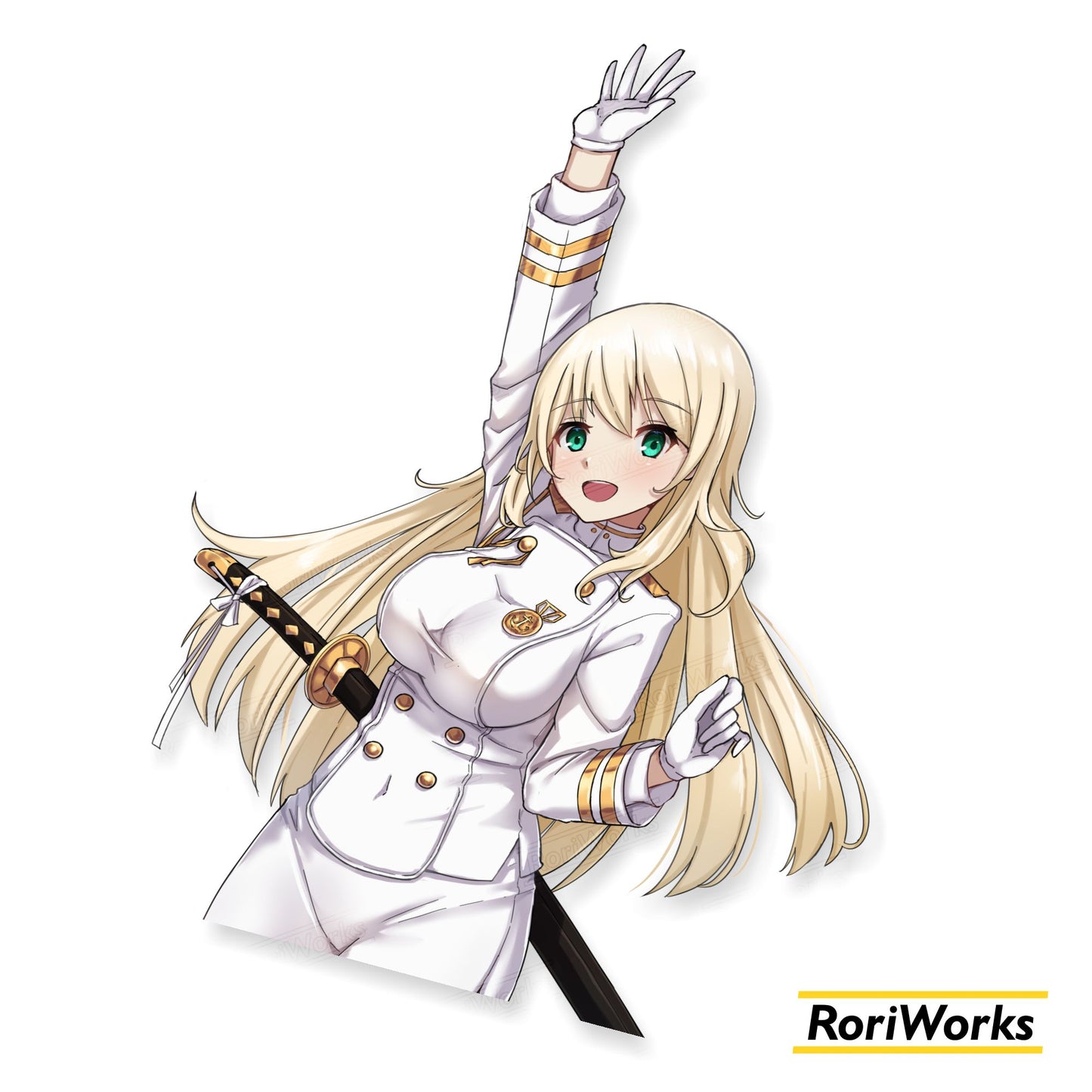Atago (KanColle x Azur Lane) - Sticker