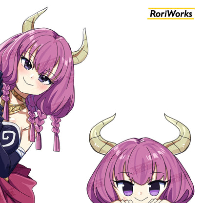 Aura - Peeking Sticker