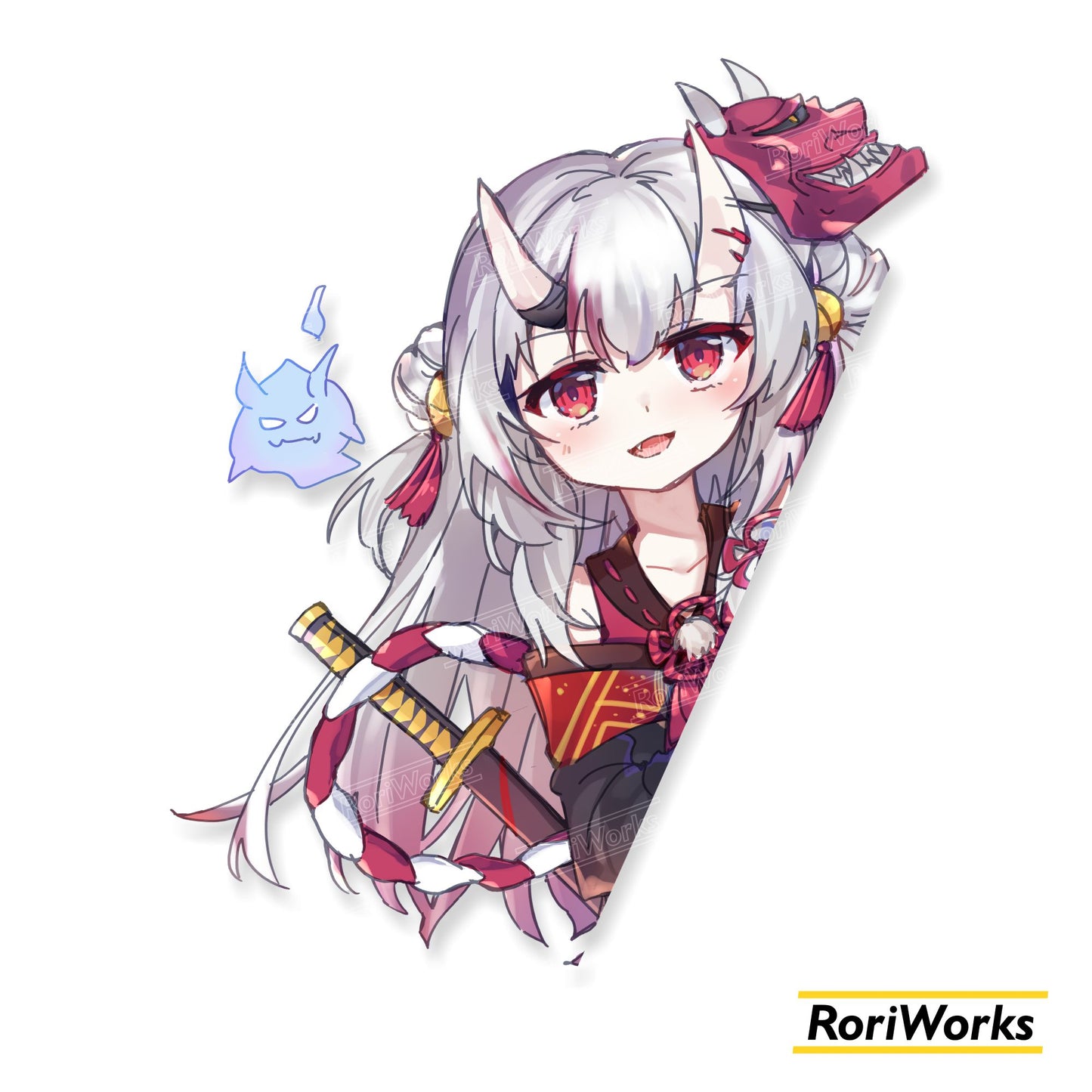 Ayame - Peeking Sticker
