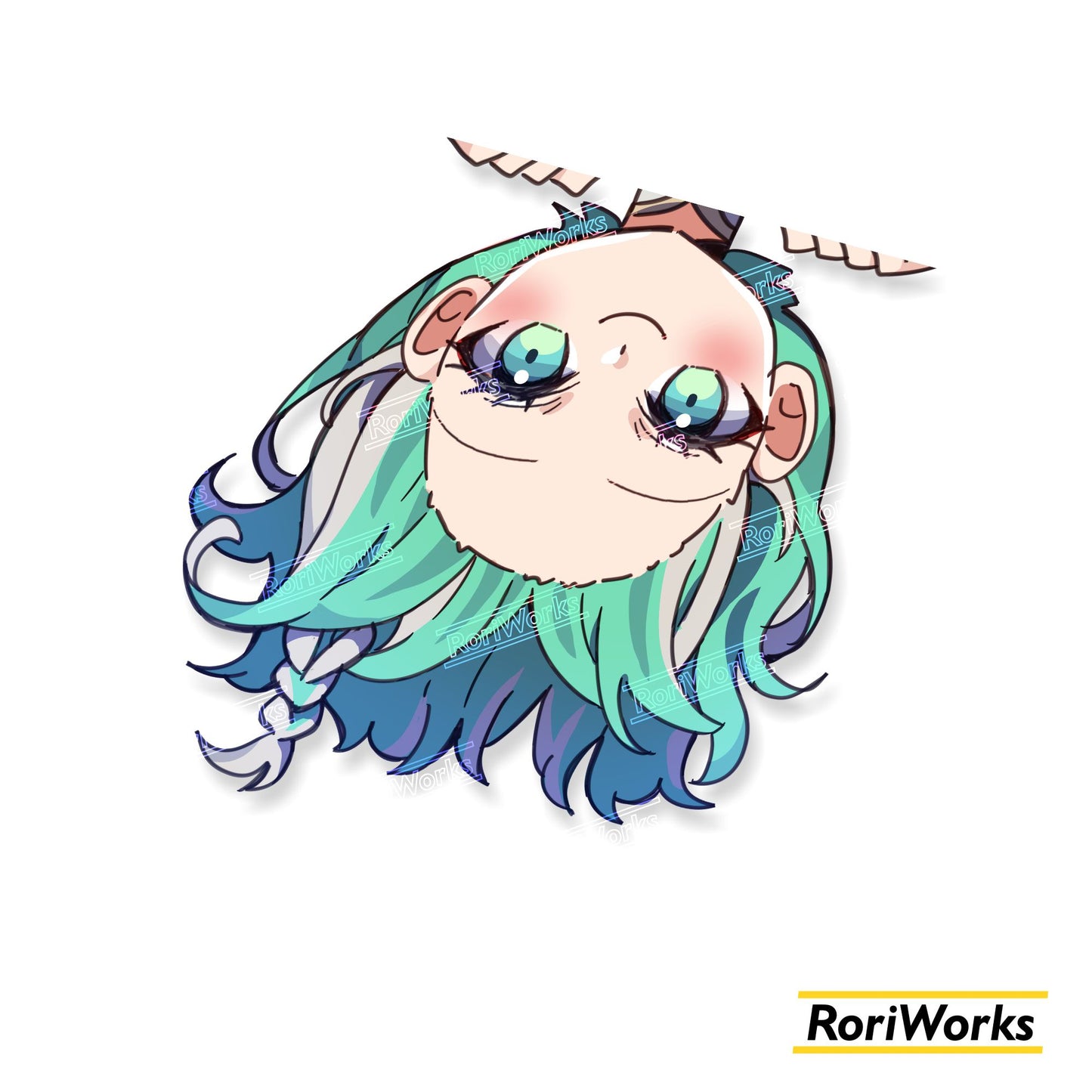 Cecilia - Peeking Sticker