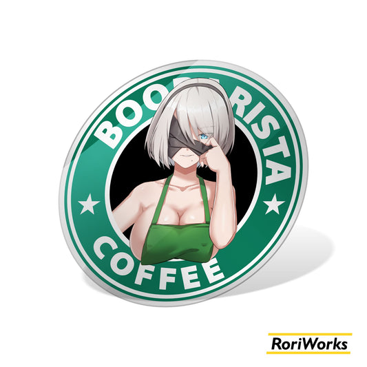 2B (Boobarista) - Coaster