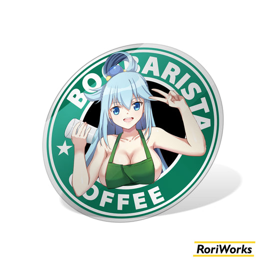 Aqua (Boobarista) - Coaster