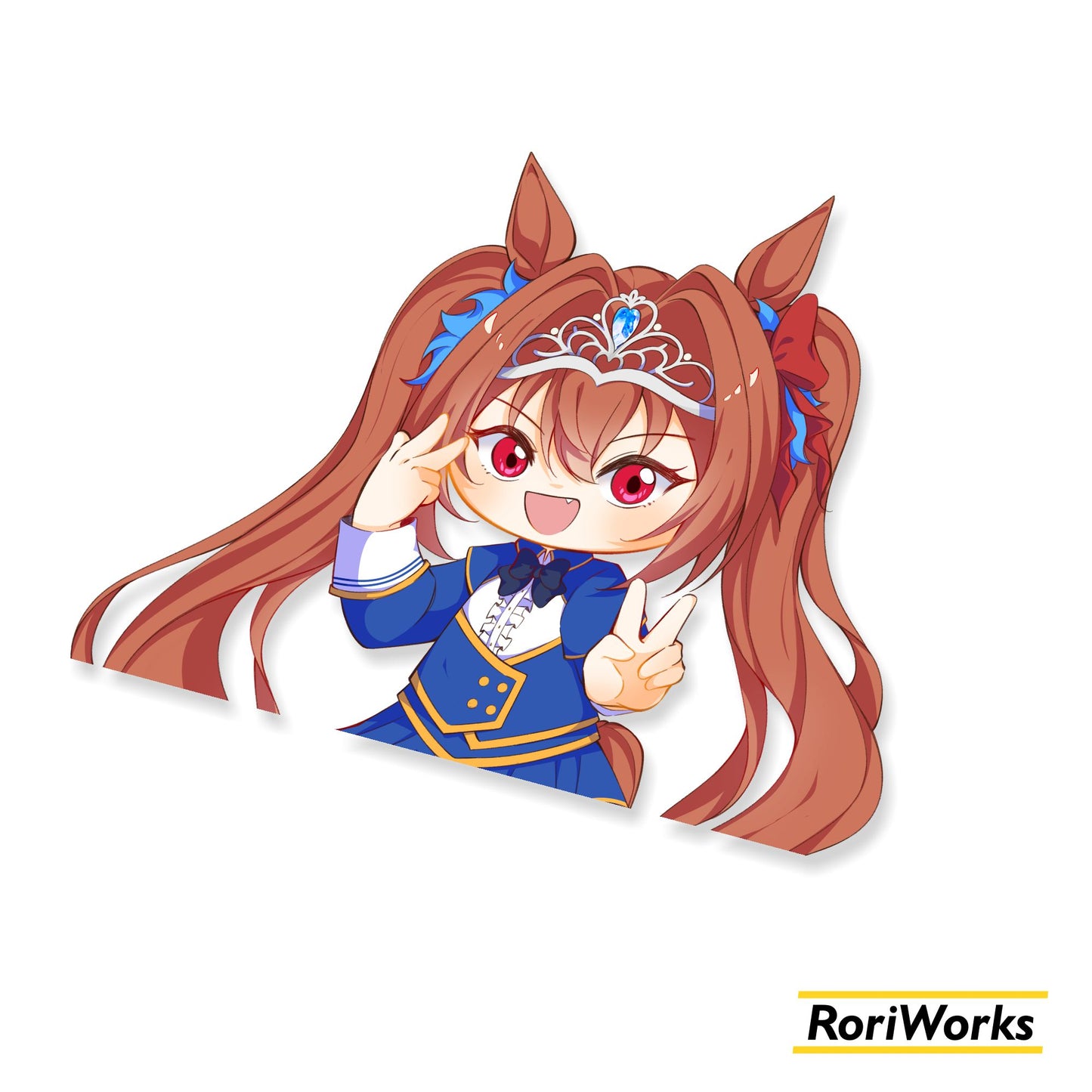 Daiwa Scarlet (Chibi) - Sticker