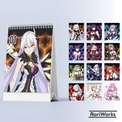 Honkai Impact 3 - Mini Desk Calendar 2025