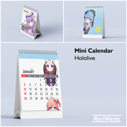Hololive - Mini Desk Calendar 2025