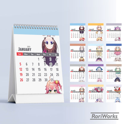 Hololive - Mini Desk Calendar 2025