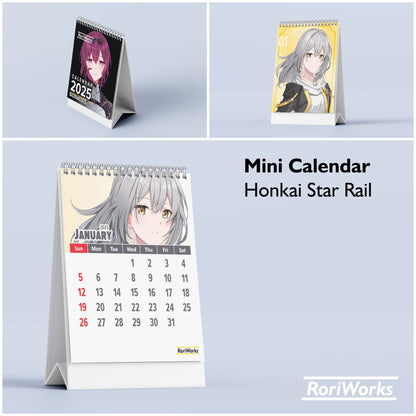 Honkai Star Rail - Mini Desk Calendar 2025