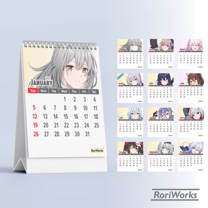 Honkai Star Rail - Mini Desk Calendar 2025