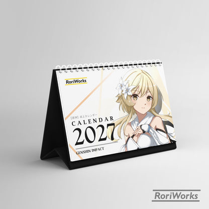 Genshin Impact - Desk Calendar 2027
