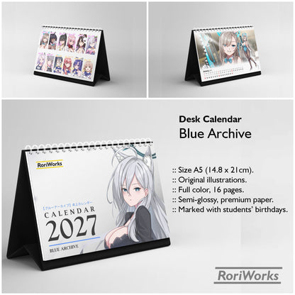 Blue Archive - Desk Calendar 2027
