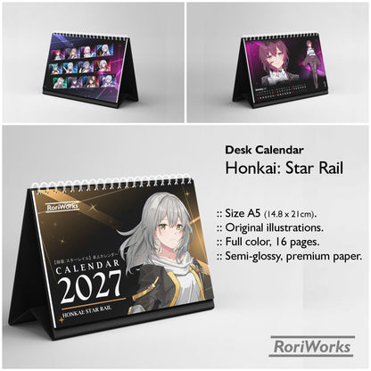 Honkai: Star Rail - Desk Calendar 2027
