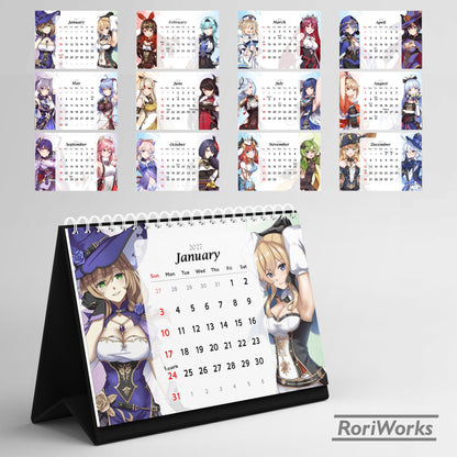 Genshin Impact - Desk Calendar 2027