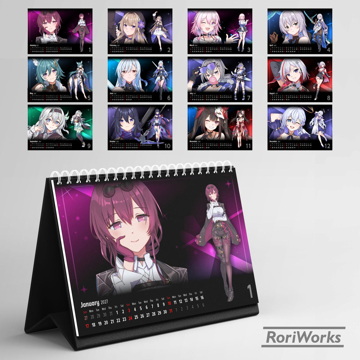 Honkai: Star Rail - Desk Calendar 2027