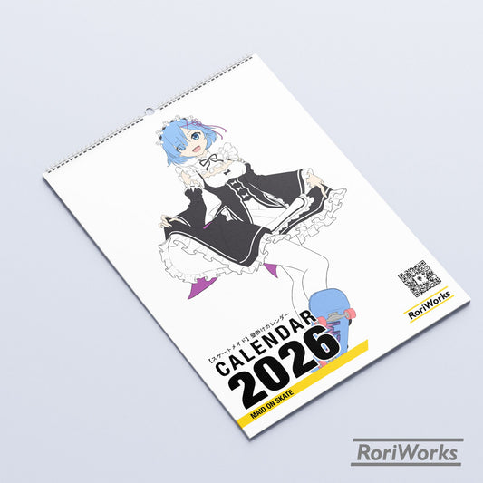 Maid on Skate - Wall Calendar 2026