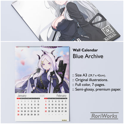 Blue Archive - Wall Calendar 2026