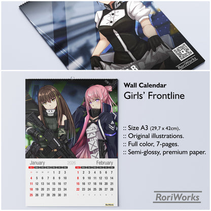 Girls' Frontline - Wall Calendar 2026