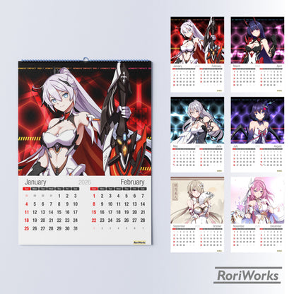 Honkai Impact 3rd - Wall Calendar 2026