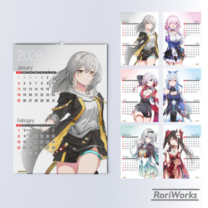 Honkai: Star Rail - Wall Calendar 2026
