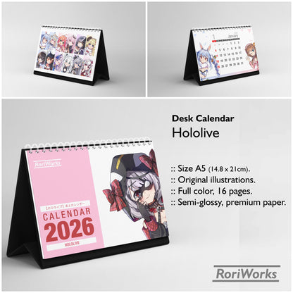 Hololive - Desk Calendar 2026