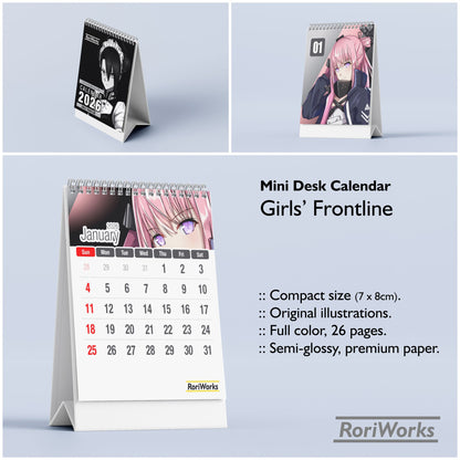 Girls' Frontline - Mini Desk Calendar 2026