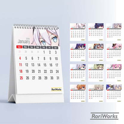 Honkai Impact 3rd - Mini Desk Calendar 2026