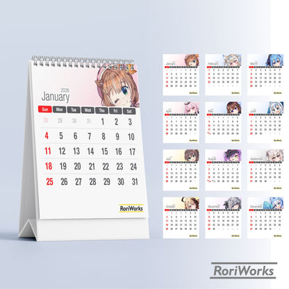 Hololive - Mini Desk Calendar 2026