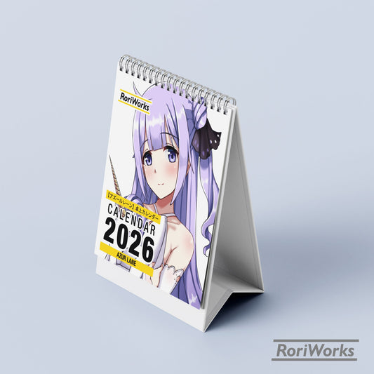 Azur Lane - Mini Desk Calendar 2026