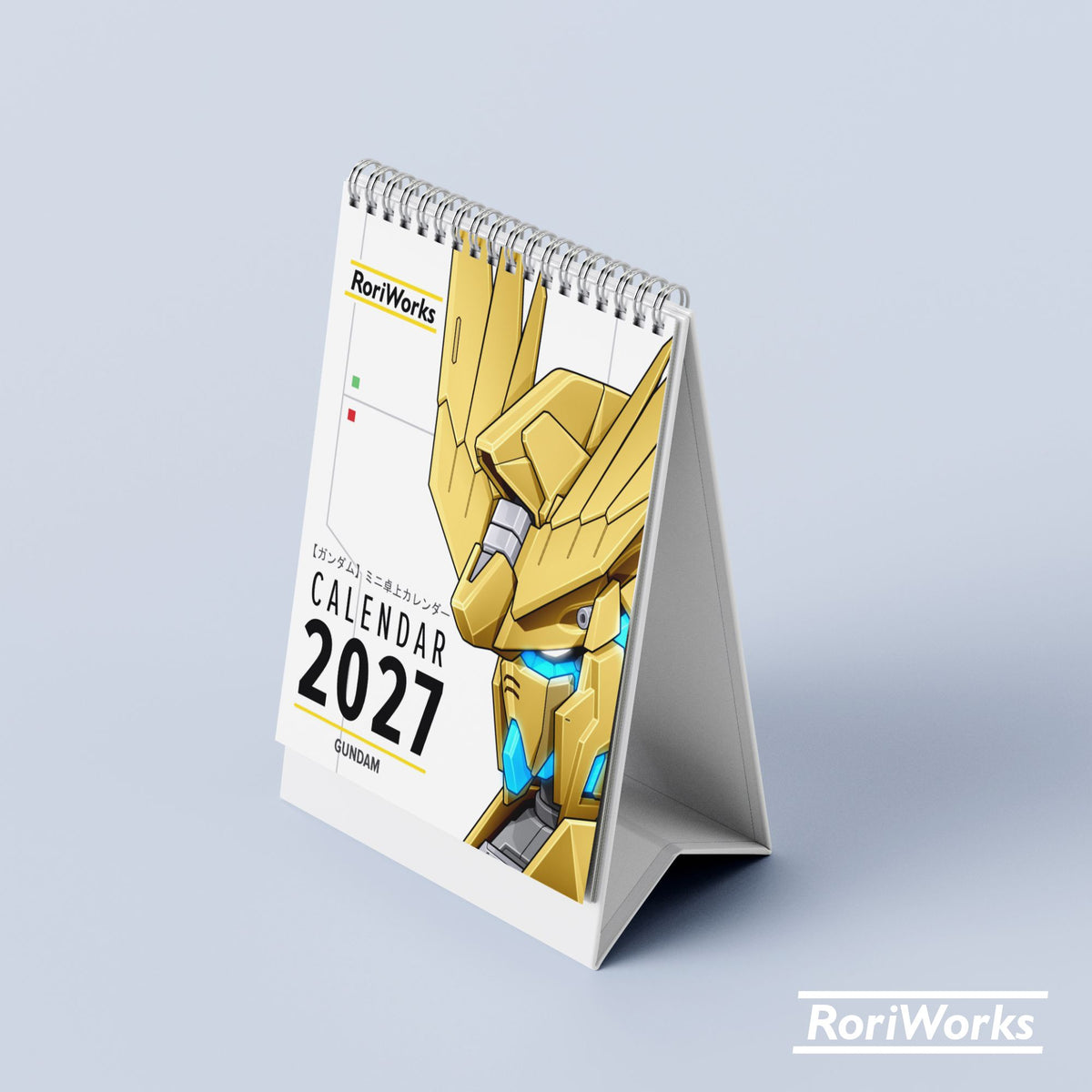 Gundam - Mini Desk Calendar 2027