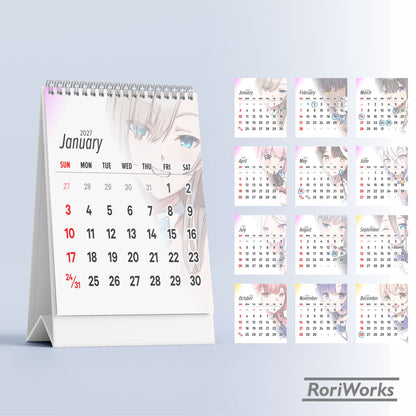 Blue Archive - Mini Desk Calendar 2027